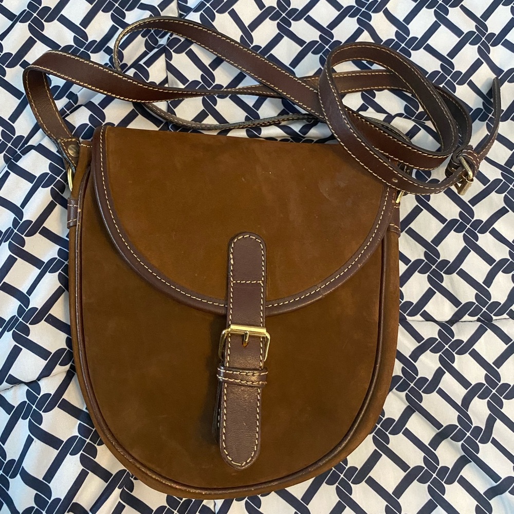 BROOKS BROTHERS Vintage Suede Bag